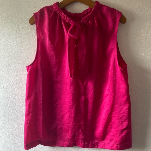 Ann Taylor Pink Sleeveless Silky Top - Picture 4 of 4